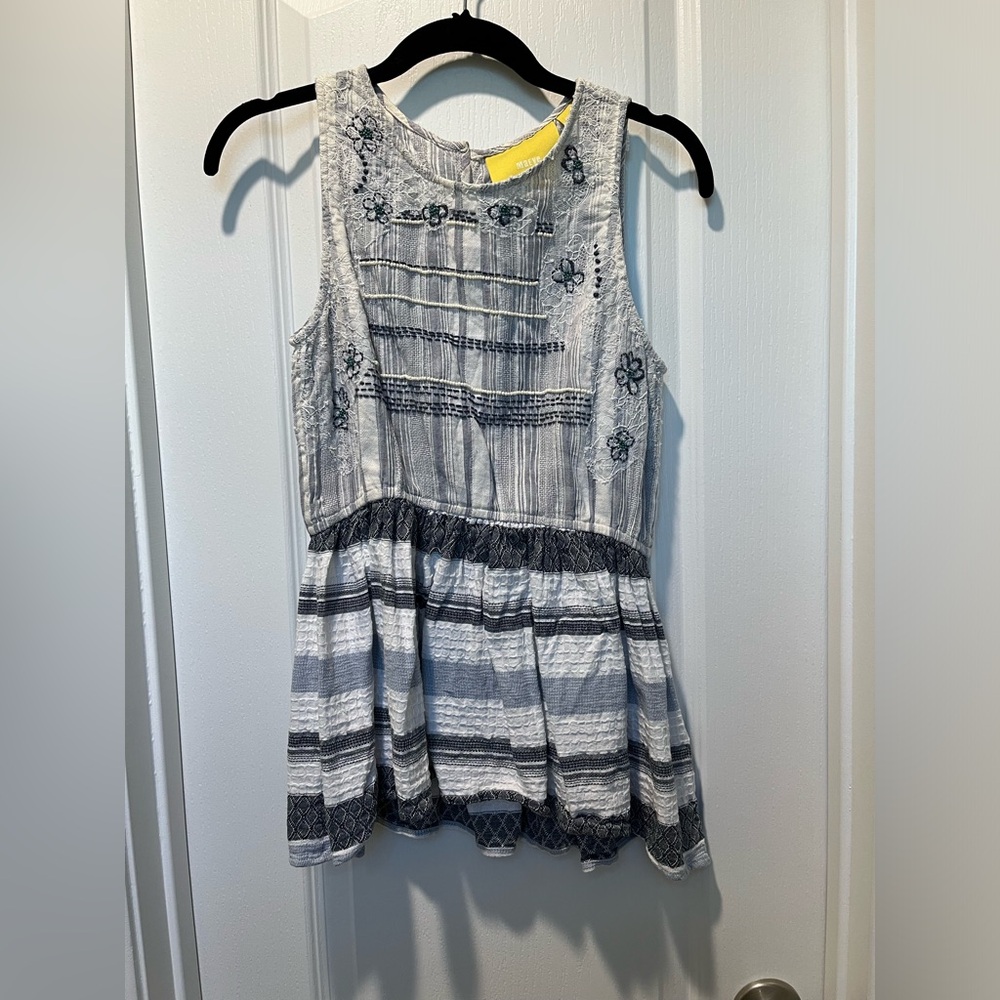 Maeve peplum top size Medium